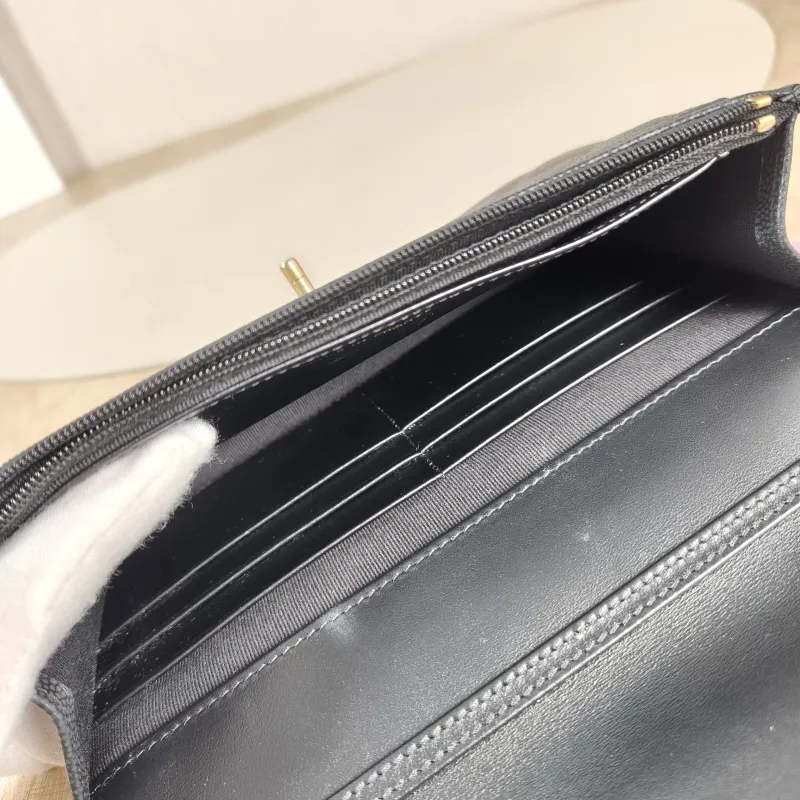 Chanel Crossbody Bag CF WOC Crossbody Bag Black Grained Calfskinmini19.2 × 3.5 × 12.3 cm — detail view 1 of 13