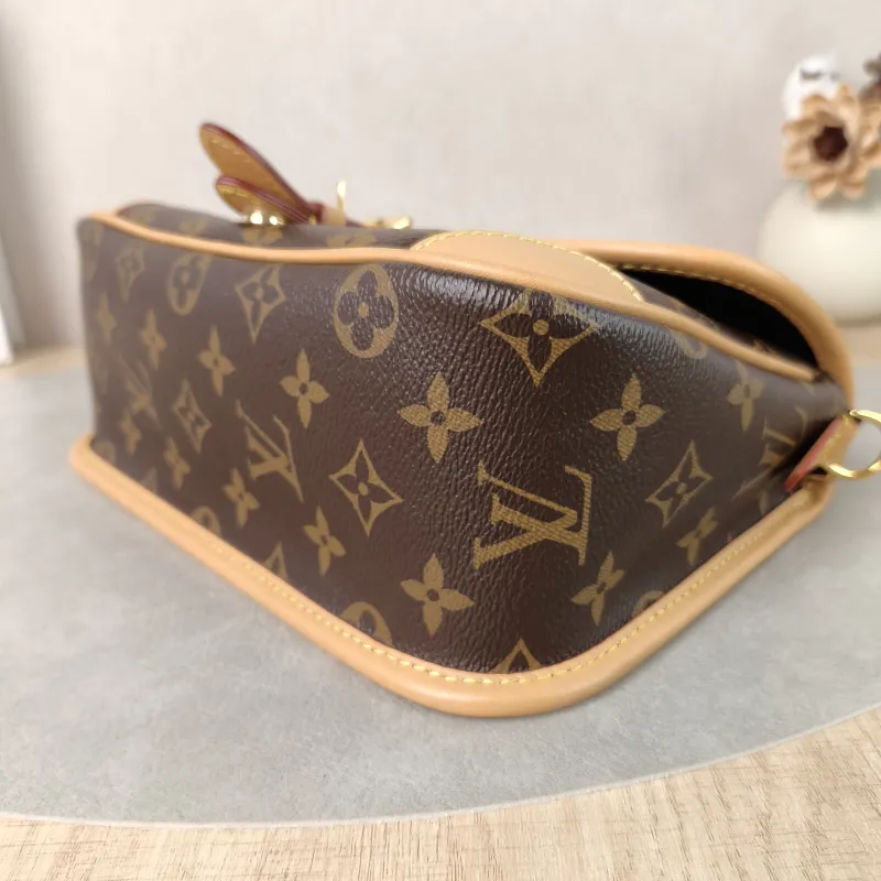 Louis Vuitton Crossbody Bag Diane Baguette Bag Shoulder Strap PVC Small24 × 9 × 15 cm — detail view 1 of 14