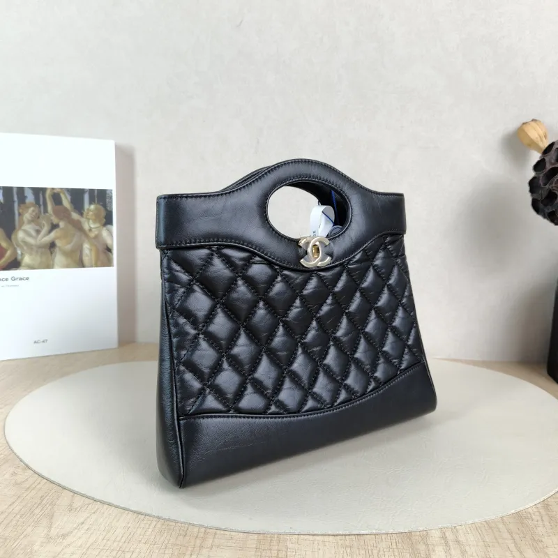 Chanel Crossbody Bag 31Bag Black Calfskin Mini 23 × 5.5 × 22 cm — cover view 2 of 5
