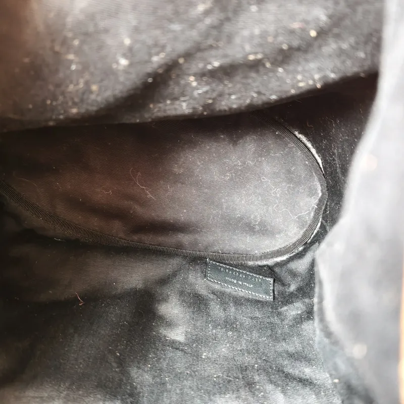 SAINT LAURENT Shoulder Bag Bucket Bag Brown Suede One Size 28 × 15 × 38 cm — detail view 4 of 9