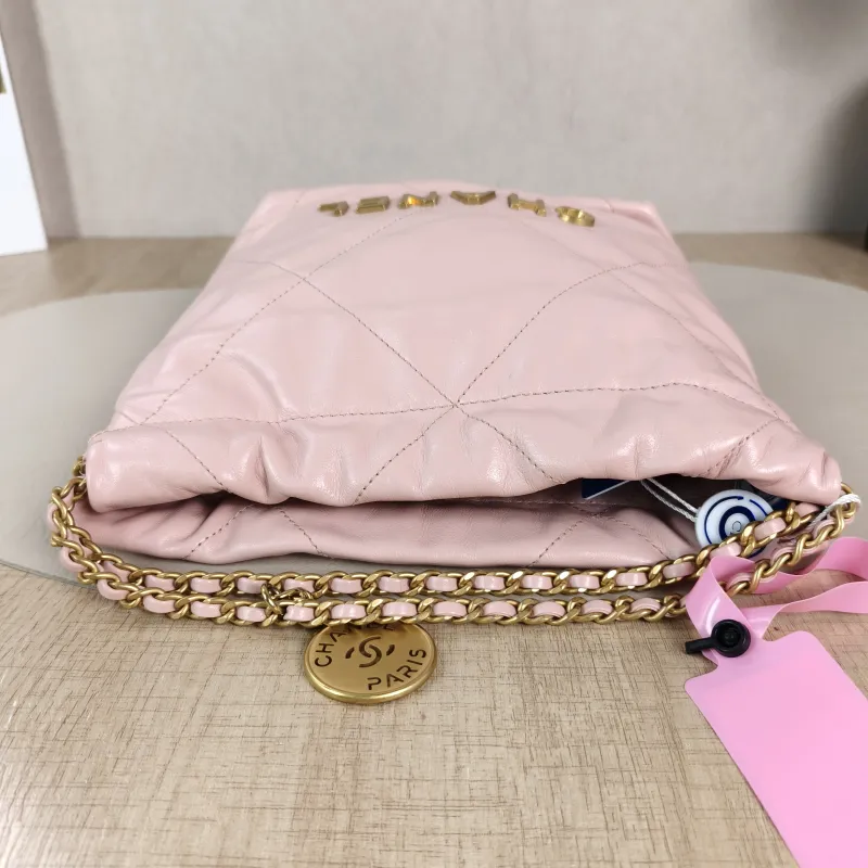 Chanel Crossbody Bag22Bag Pink Calfskinmini20 × 6 × 19 cm — detail view 12 of 12