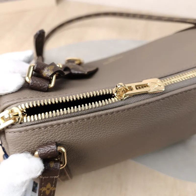 Louis Vuitton Shoulder Bag EXPRESS Shoulder Bag Grey Calfskin Small 26 × 13.5 × 17 cm — detail view 8 of 15