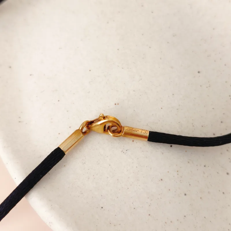 CARTIER Necklace Love Collection Necklace Black 18k One Size 38cm โ cover view 7 of 7