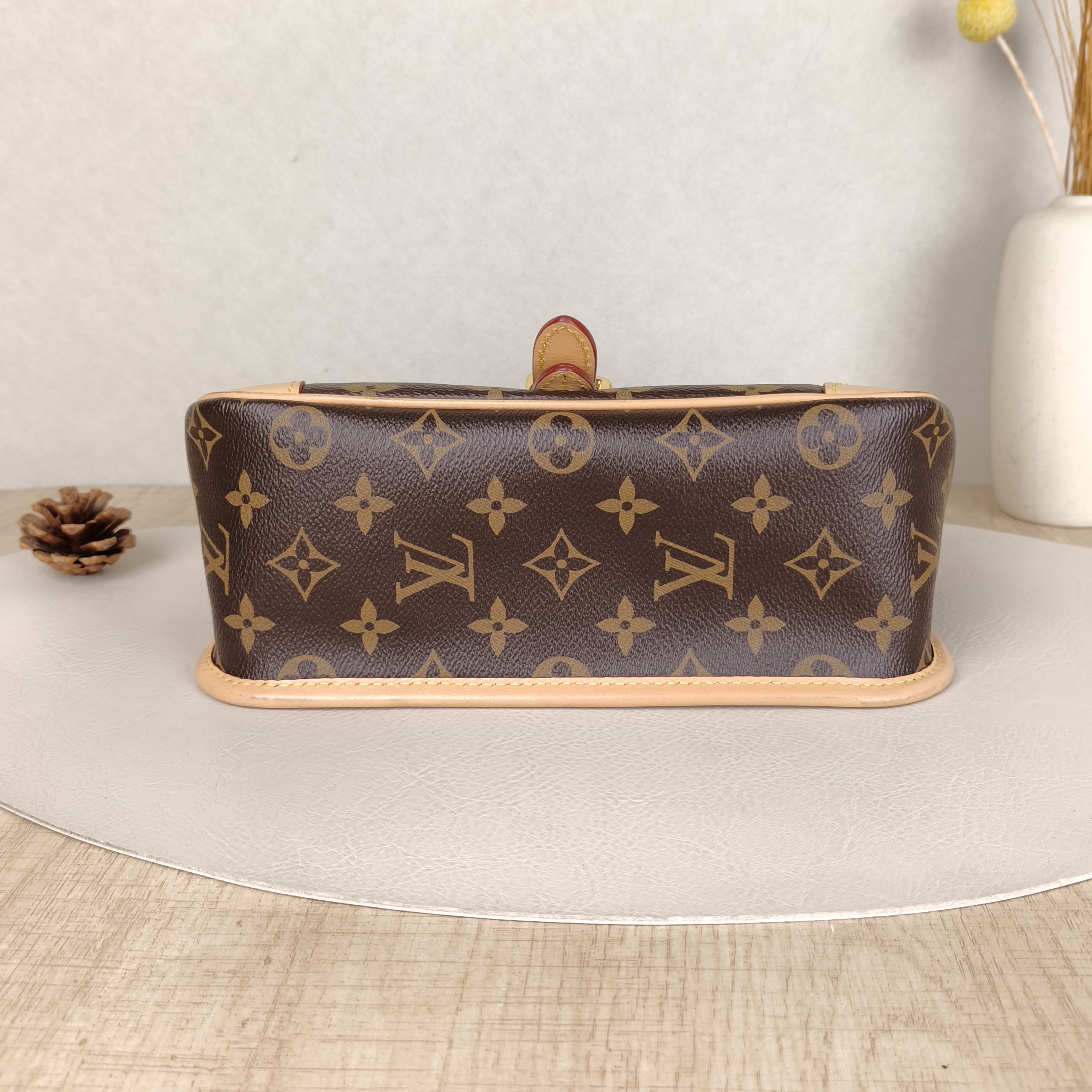 Louis Vuitton Crossbody Bag Diane Baguette Bag Monogram Shoulder Strap PVC Small24 × 9 × 15 cm — cover view 4 of 6