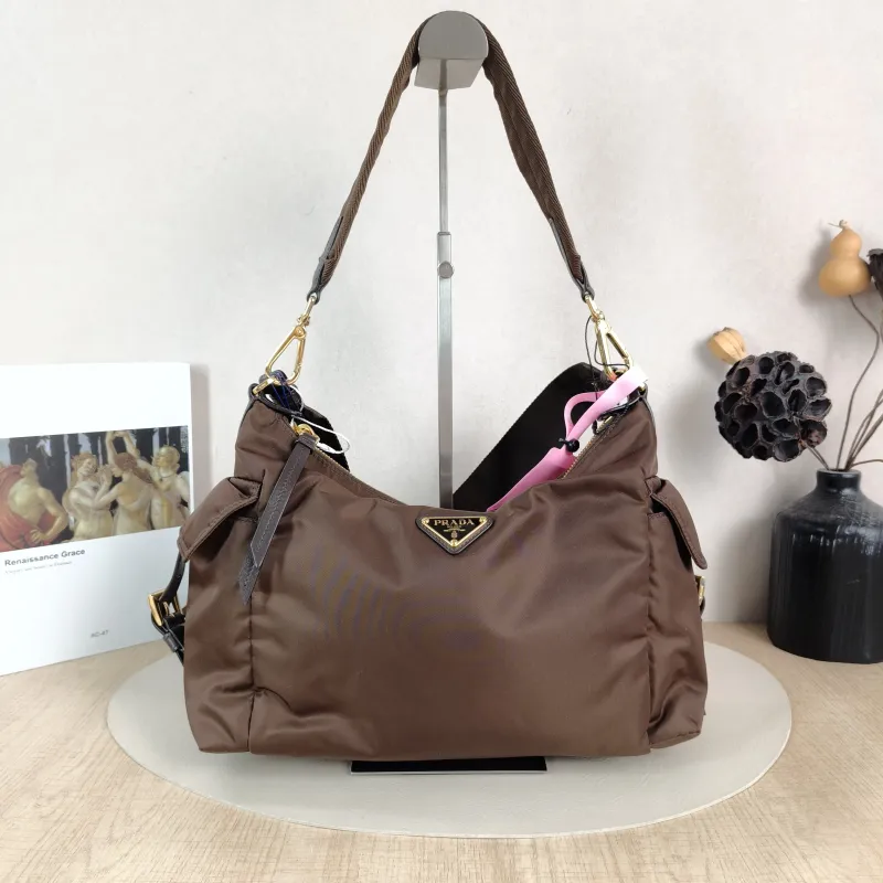 PRADA Shoulder Bag Explore Messenger Bag Nylon Large 32 × 11.5 × 22 cm