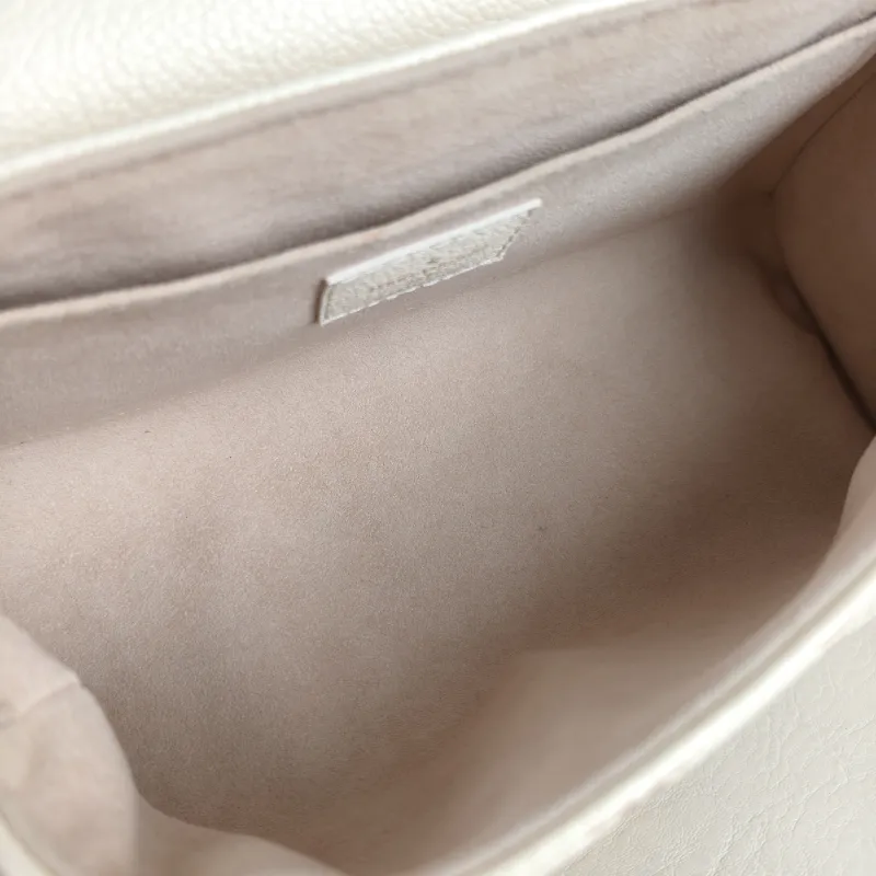 Louis Vuitton Crossbody Bag Favorite White · Pink Empreinte Embossed Calfskin Medium 24 × 9 × 14 cm — detail view 9 of 11