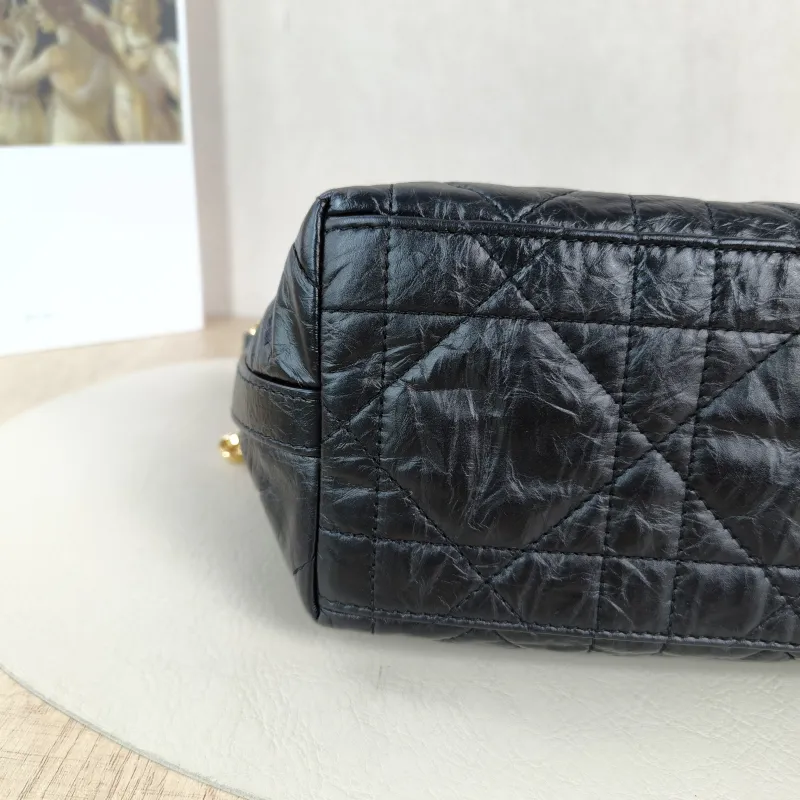 DIOR Shoulder Bag star Hobo Vanity Case Bag Black Calfskin One Size22 × 10 × 14.5 cm — detail view 1 of 9