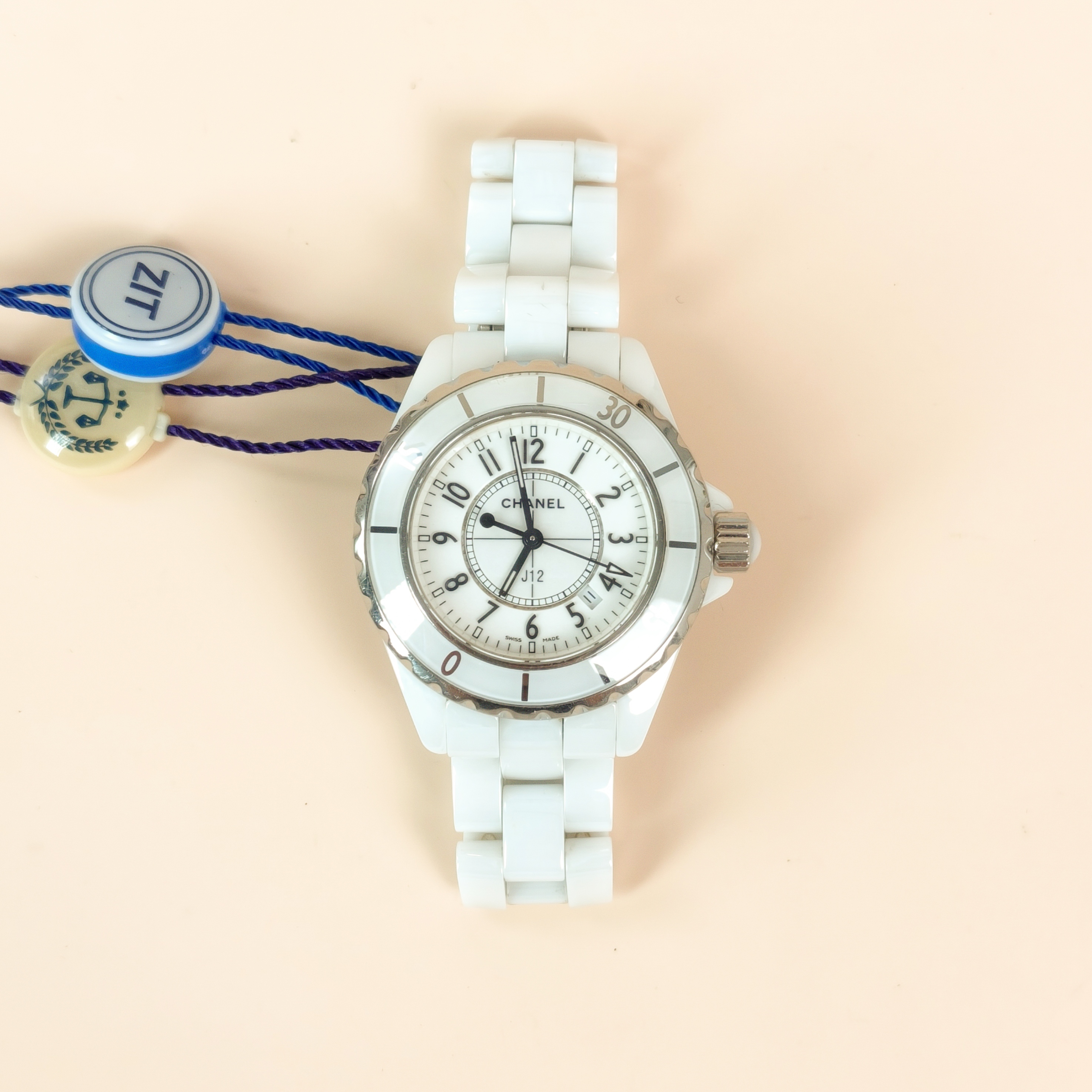 Chanel Watch J12Collection Watch White One Size34