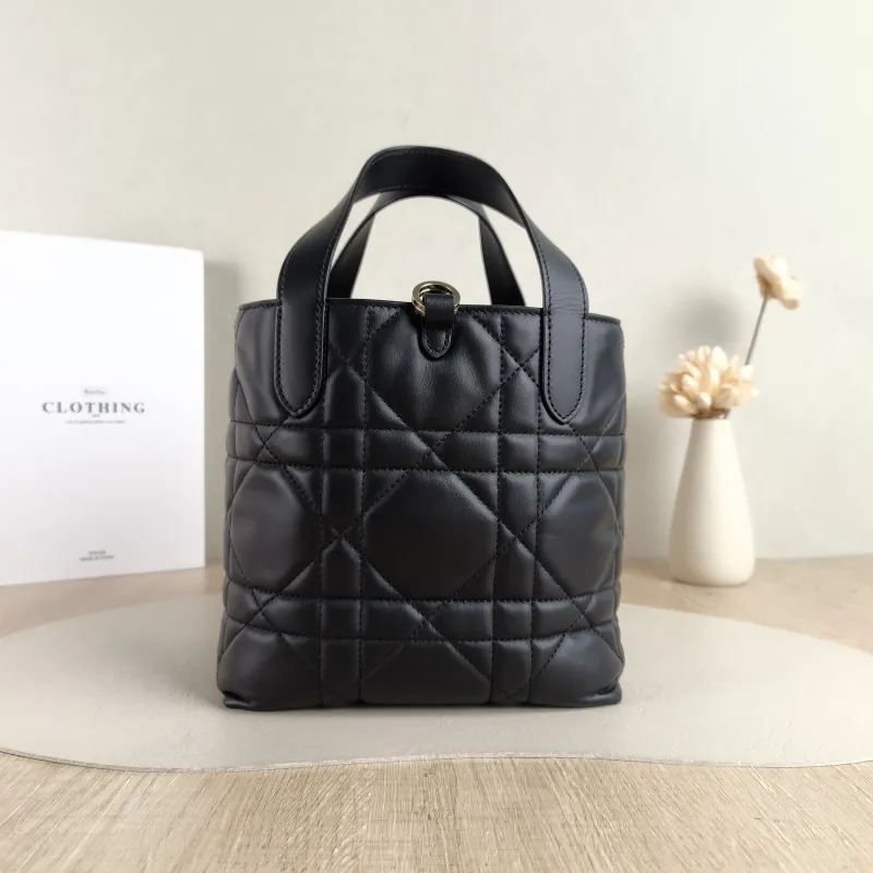 DIOR Shoulder Bag TOUJOURS Edition Black Calfskin Small 18.5 × 12 × 18.5 cm — cover view 5 of 5
