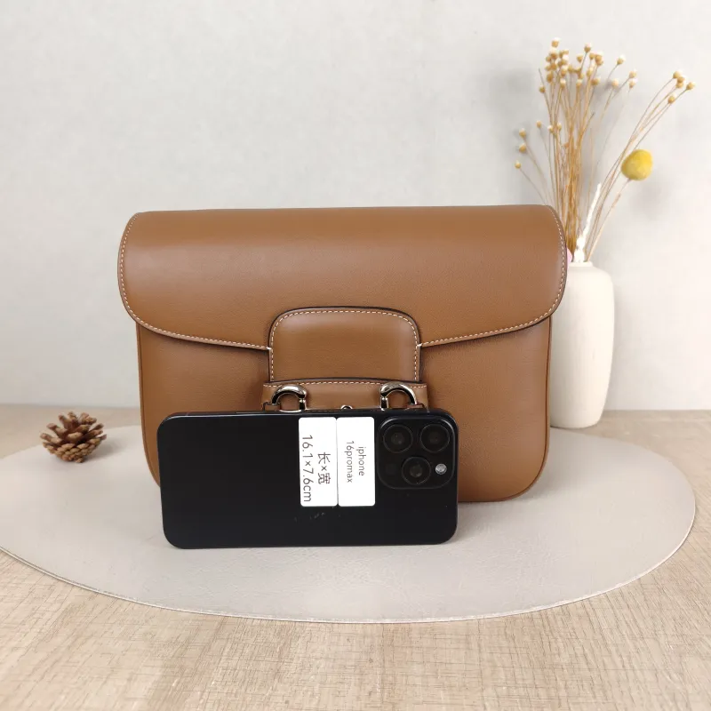 GUCCI Crossbody Bag Horsebit 1955 Horsebit Medium Caramel Calfskin Medium 25 × 8 × 18 cm — cover view 5 of 5