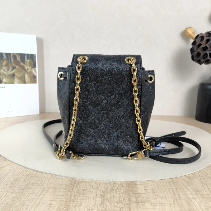 Louis Vuitton Backpack NANO NOÉ Backpack Black Calfskinnano15 × 10 × 19 cm — cover view 6 of 6
