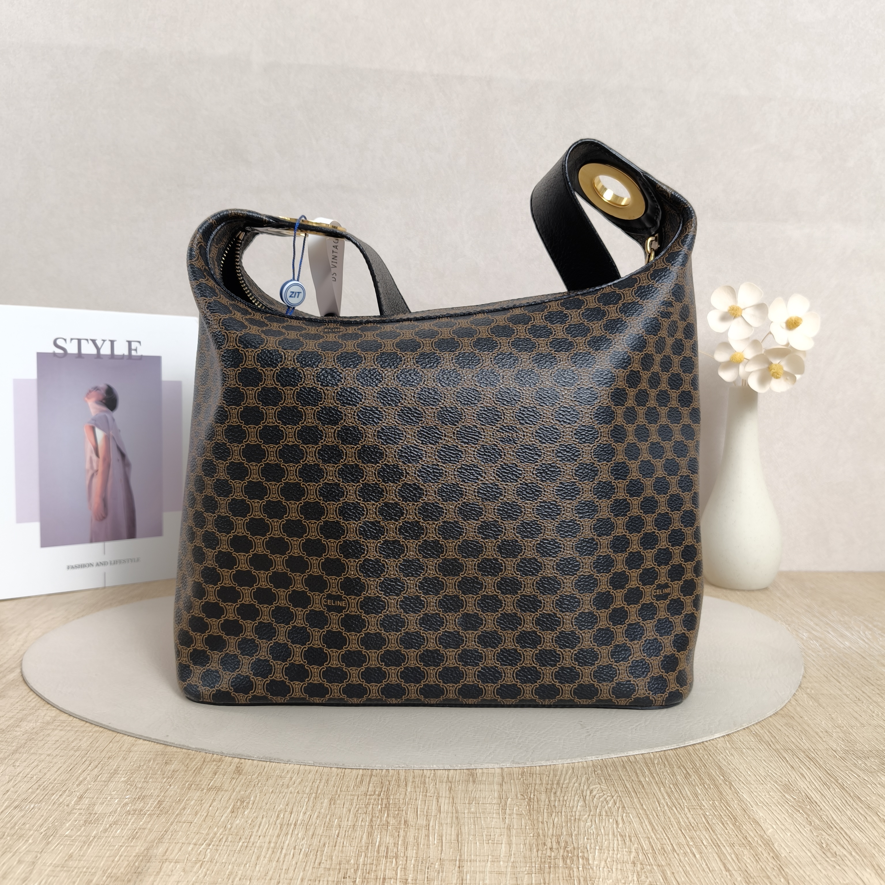 CELINE Shoulder Bag Monogram PVC One Size28 × 10 × 29 cm