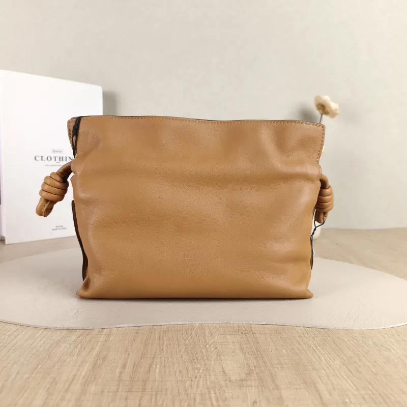 LOEWE Crossbody Bag Flamenco Brown Calfskin Mini 24 × 9 × 18 cm — cover view 5 of 5