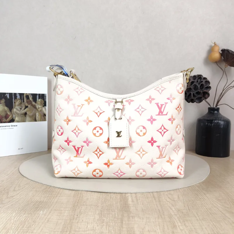 Louis Vuitton Crossbody Bag Carryall Calfskin Small 29.5 × 12 × 24 cm