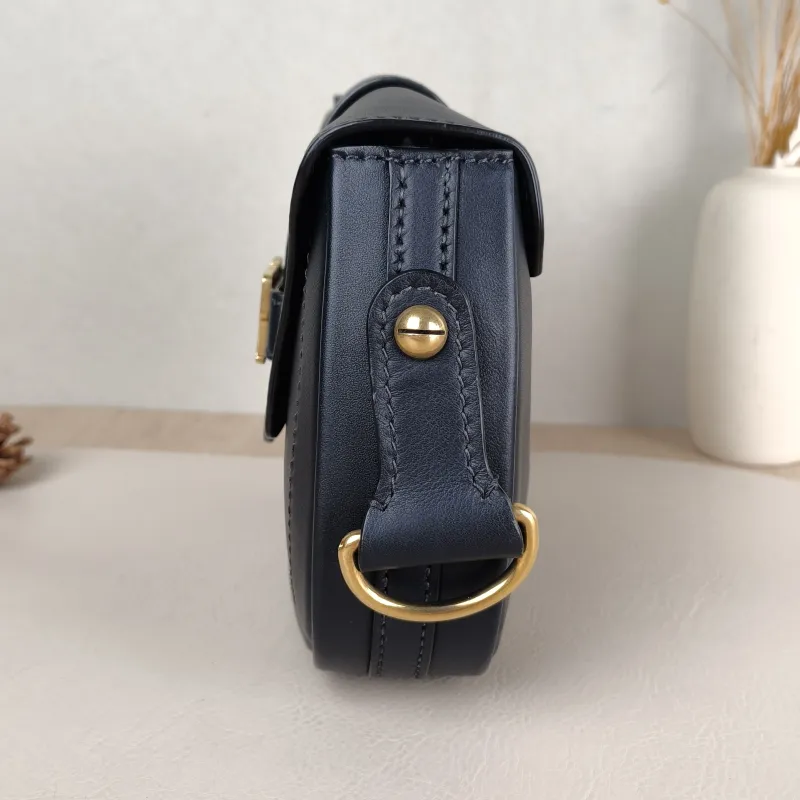 DIOR Crossbody Bag D-Fence Black Calfskin Medium 22.5 × 5 × 17.5 cm — detail view 4 of 12