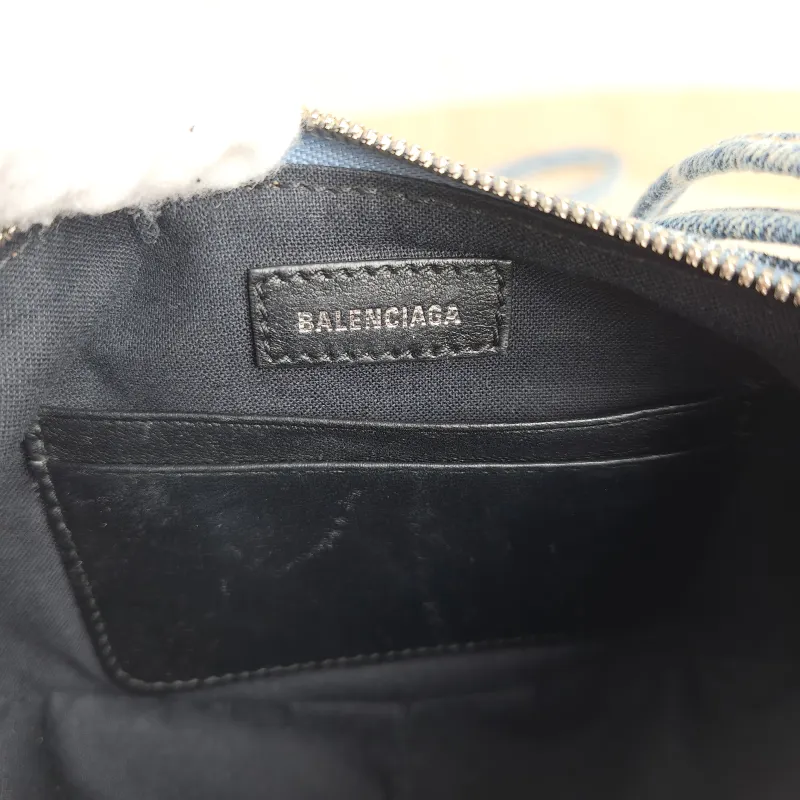 BALENCIAGA Shoulder Bag LE CAGOLE woc Blue Mini 21 × 4.5 × 13 cm — detail view 8 of 8