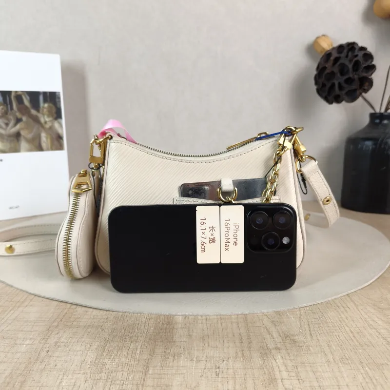 Louis Vuitton Shoulder Bag MARELLINI White Epi Embossed Calfskin Mini 19 × 6.5 × 13.5 cm — cover view 3 of 5
