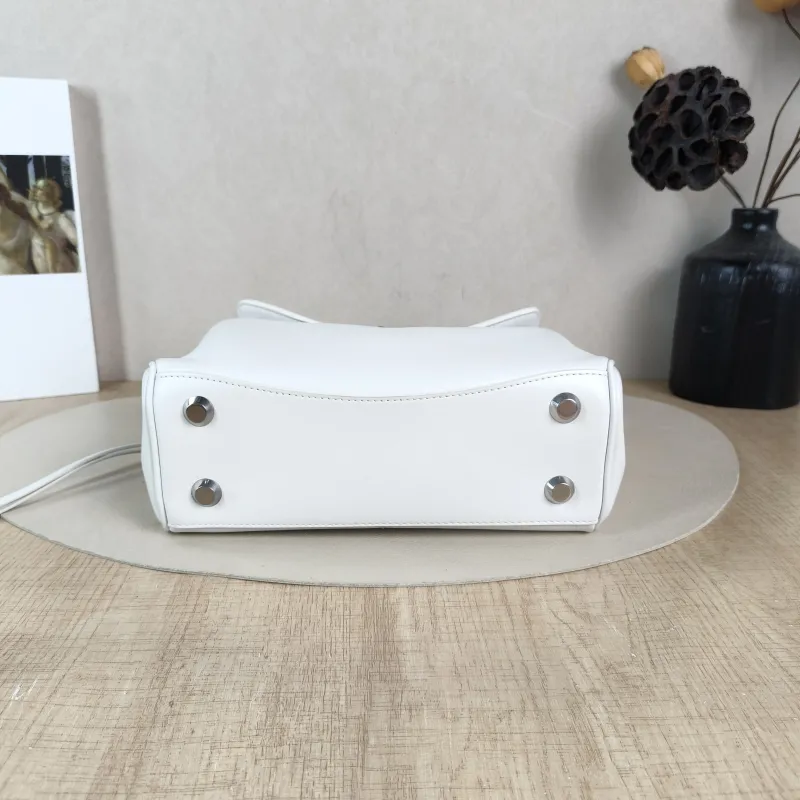BALENCIAGA Crossbody Bag RODEO White Calfskin Mini 23 × 10 × 17 cm — cover view 4 of 6