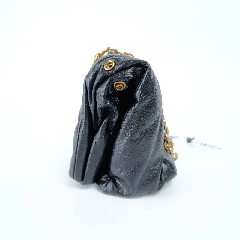 BALENCIAGA Shoulder Bag MONACO Chain Bag Black Calfskin28 × 10 × 18 cm — detail view 7 of 31