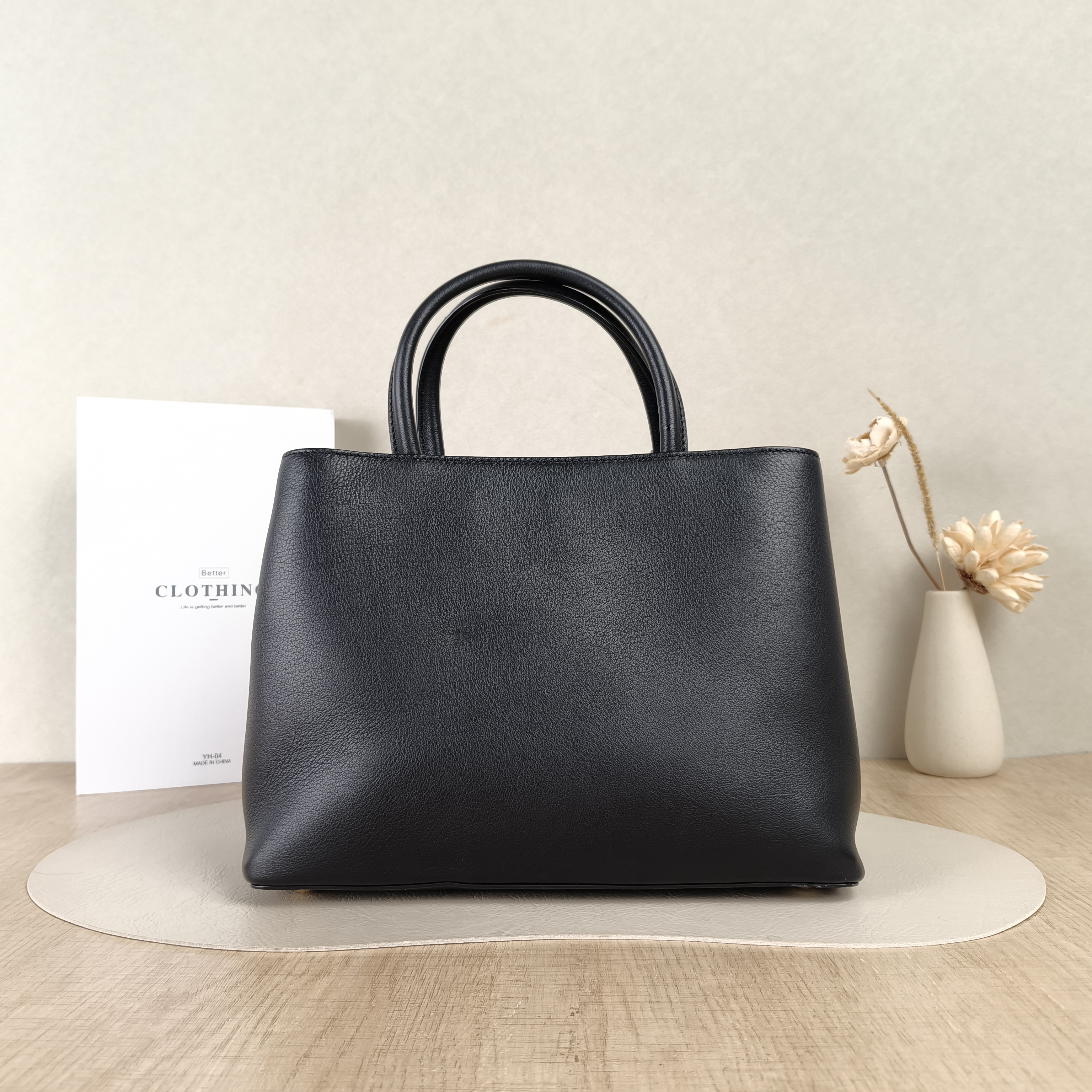 FENDI Crossbody Bag Crossbody Bag Black Calfskin One Size27 × 12.5 × 20 cm — cover view 4 of 5