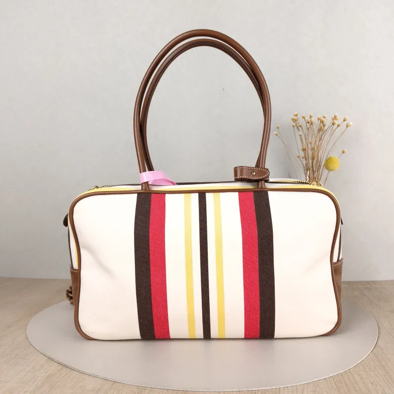 Miumiu Top Handle Bag Beau Canvas Large 34 × 10 × 20 cm — cover view 3 of 5
