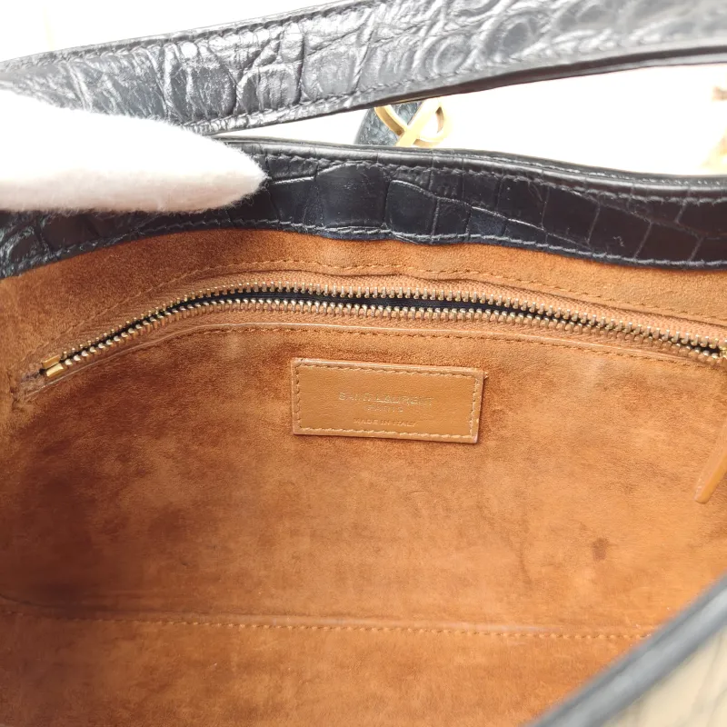 SAINT LAURENT Shoulder Bag LE 5 À 7 Black Calfskin Small23 × 6.5 × 16 cm — detail view 7 of 11