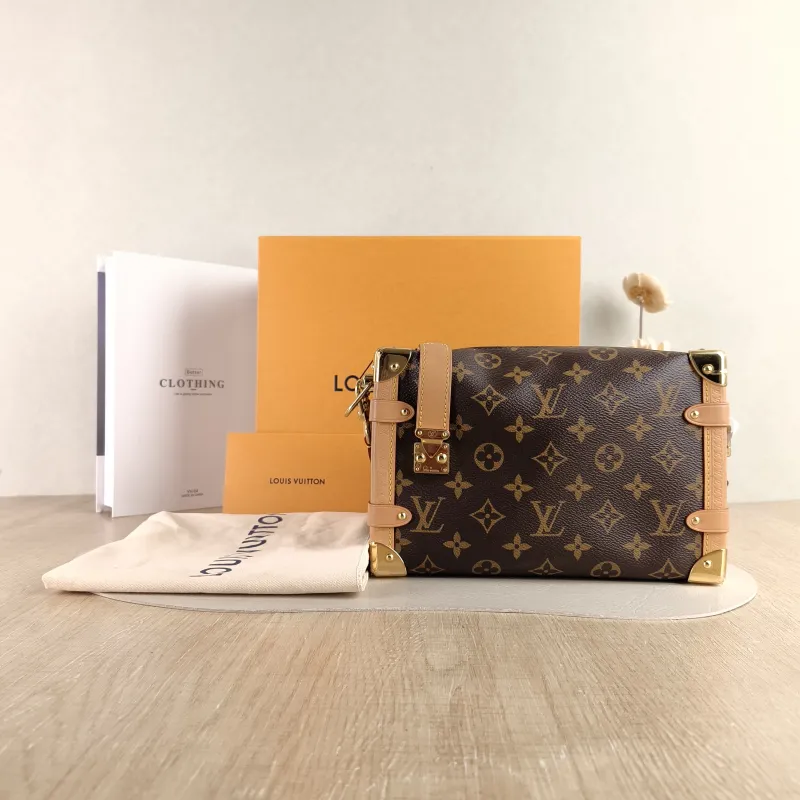 Louis Vuitton Crossbody Bag Side Trunk Box Monogram PVC Medium 23.5 × 8.5 × 16 cm — cover view 6 of 6
