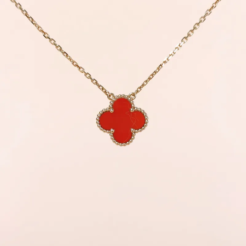 Van Cleef & Arpels Necklace Alhambra Alhambra Collection Necklace 18KY ellow Gold Vintage Small42cm
