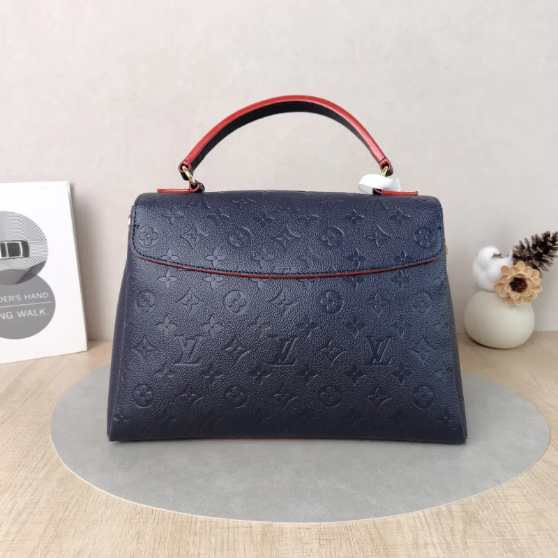 Louis Vuitton Crossbody Bag Georges Blue Calfskin Medium34 × 15 × 22 cm — cover view 5 of 6