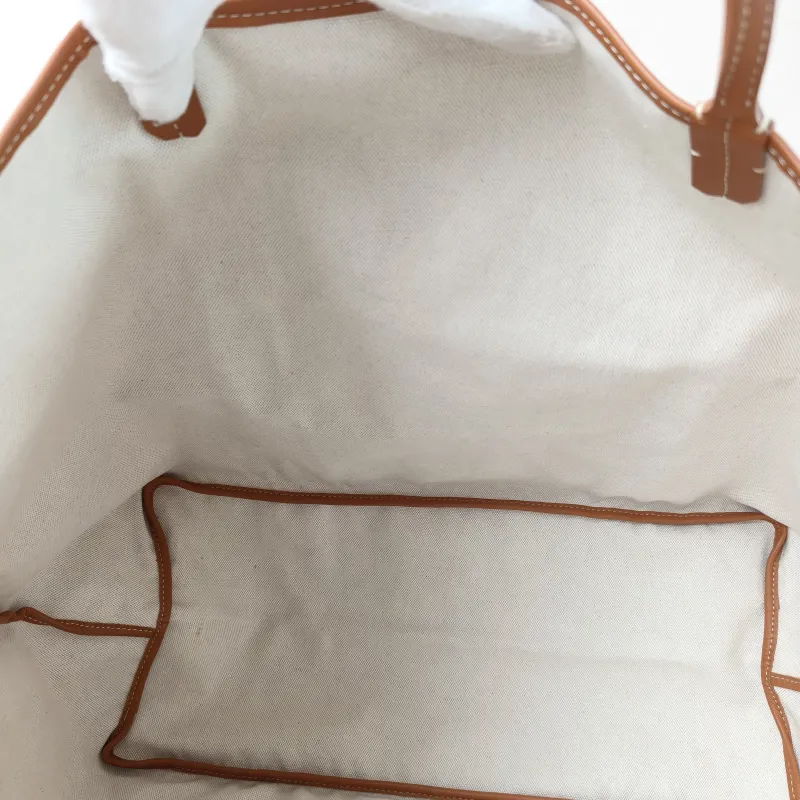 GOYARD Shoulder Bag SAINT LOUIS Shopping Tote Brown PVC Large 40 × 20 × 32 cm — detail view 11 of 12