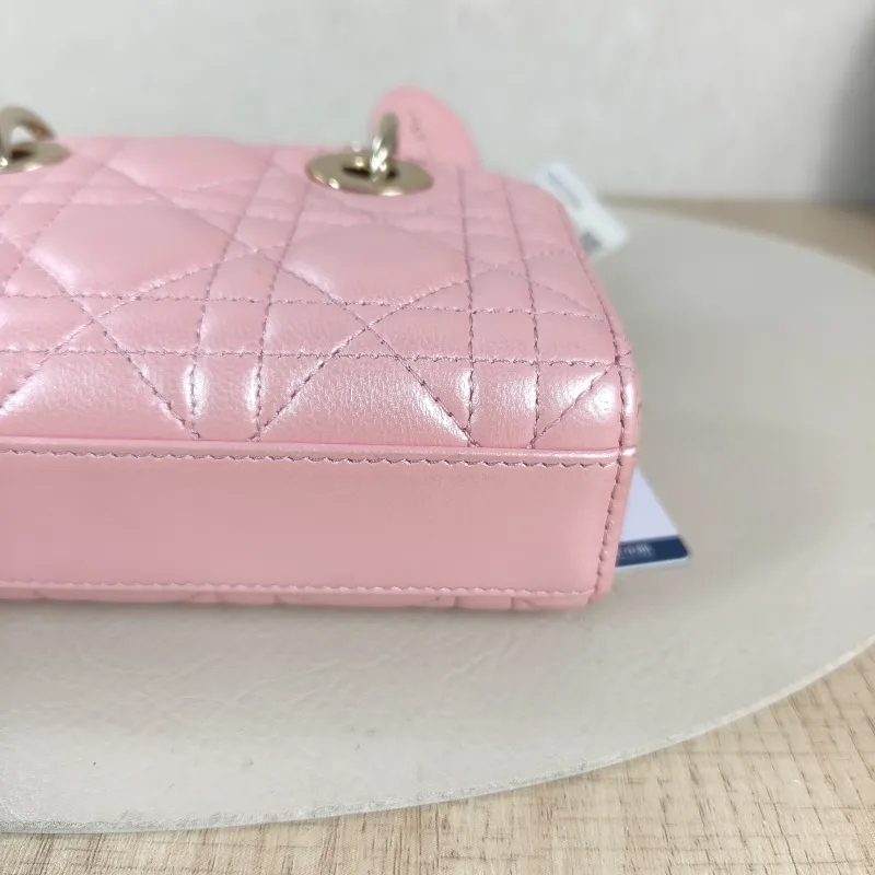 DIOR Crossbody Bag Lady D-Joy Lambskin Mini 16 × 5 × 9 cm — detail view 3 of 12