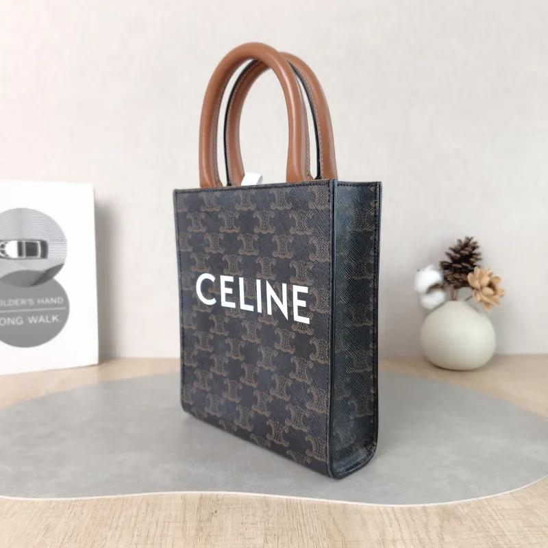 CELINE Crossbody Bag CABAS Mini Monogram PVC Mini 17 × 4 × 20.5 cm — cover view 5 of 5