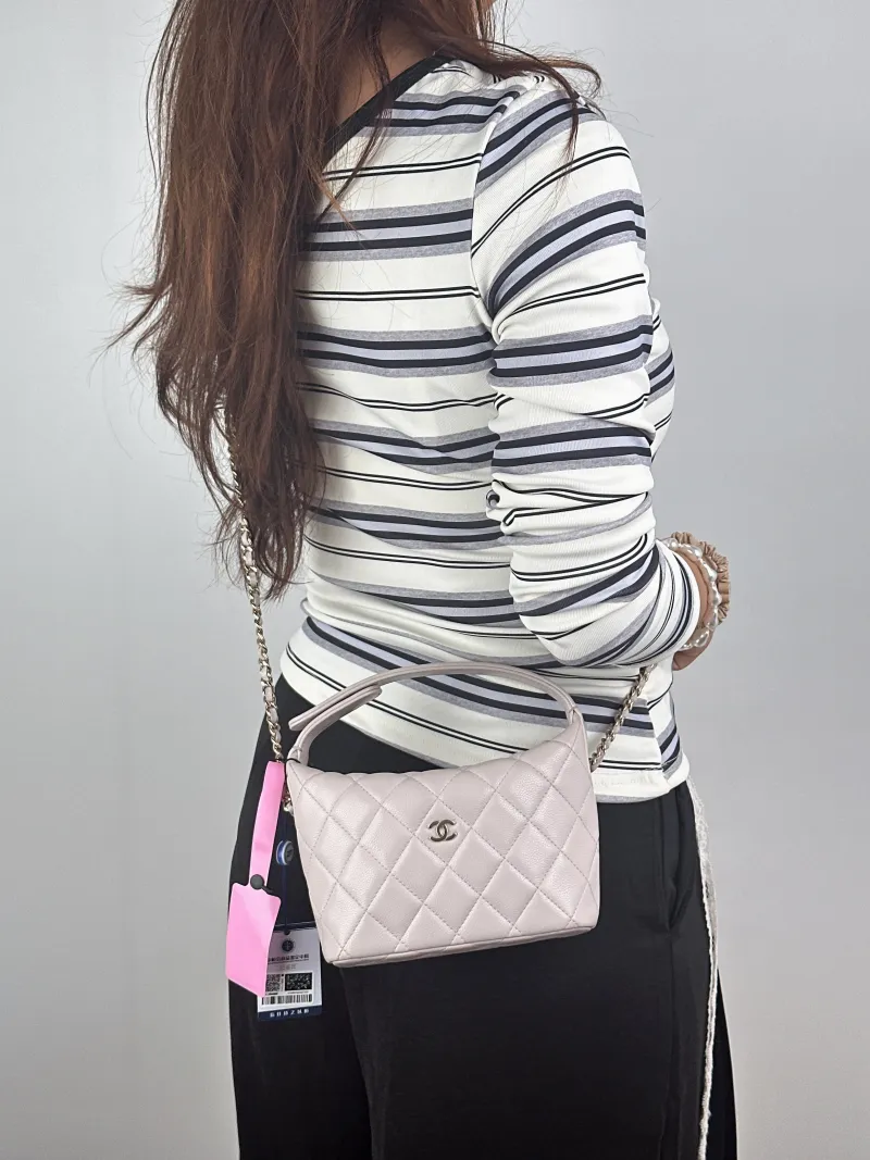Chanel Crossbody Bag Crossbody Bag Grained Calfskin One Size16 × 6 × 13 cm — on-model view 1 of 2