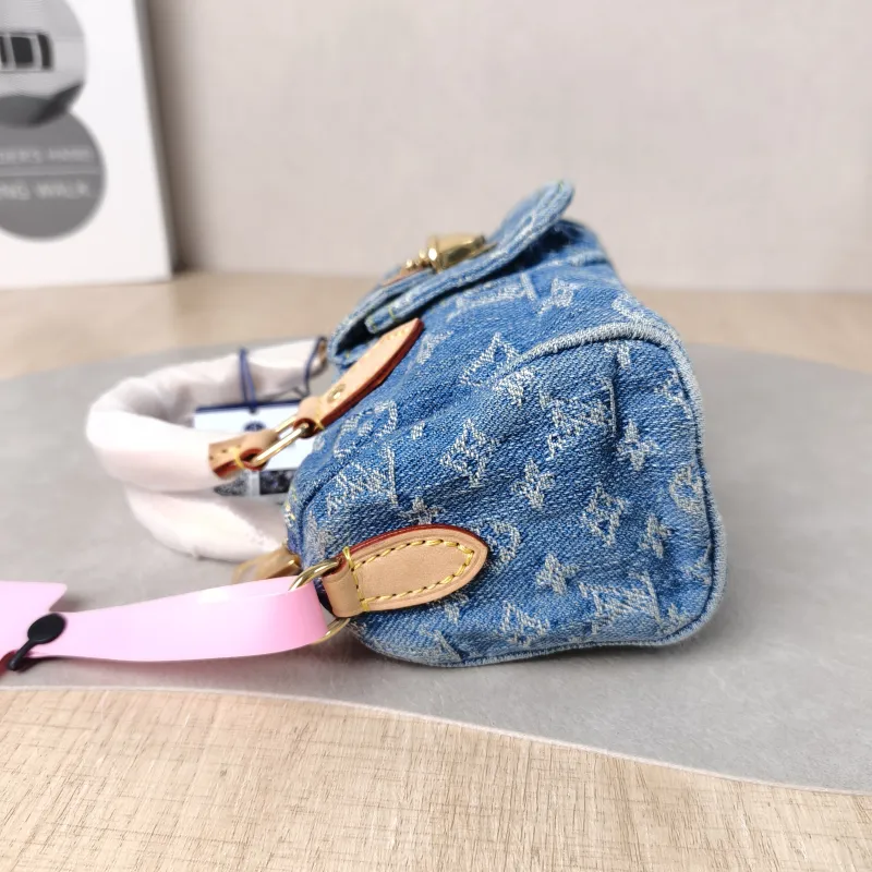 Louis Vuitton Crossbody Bag Speedy Nano Blue Edition nano 16 × 7.5 × 10 cm — detail view 5 of 11
