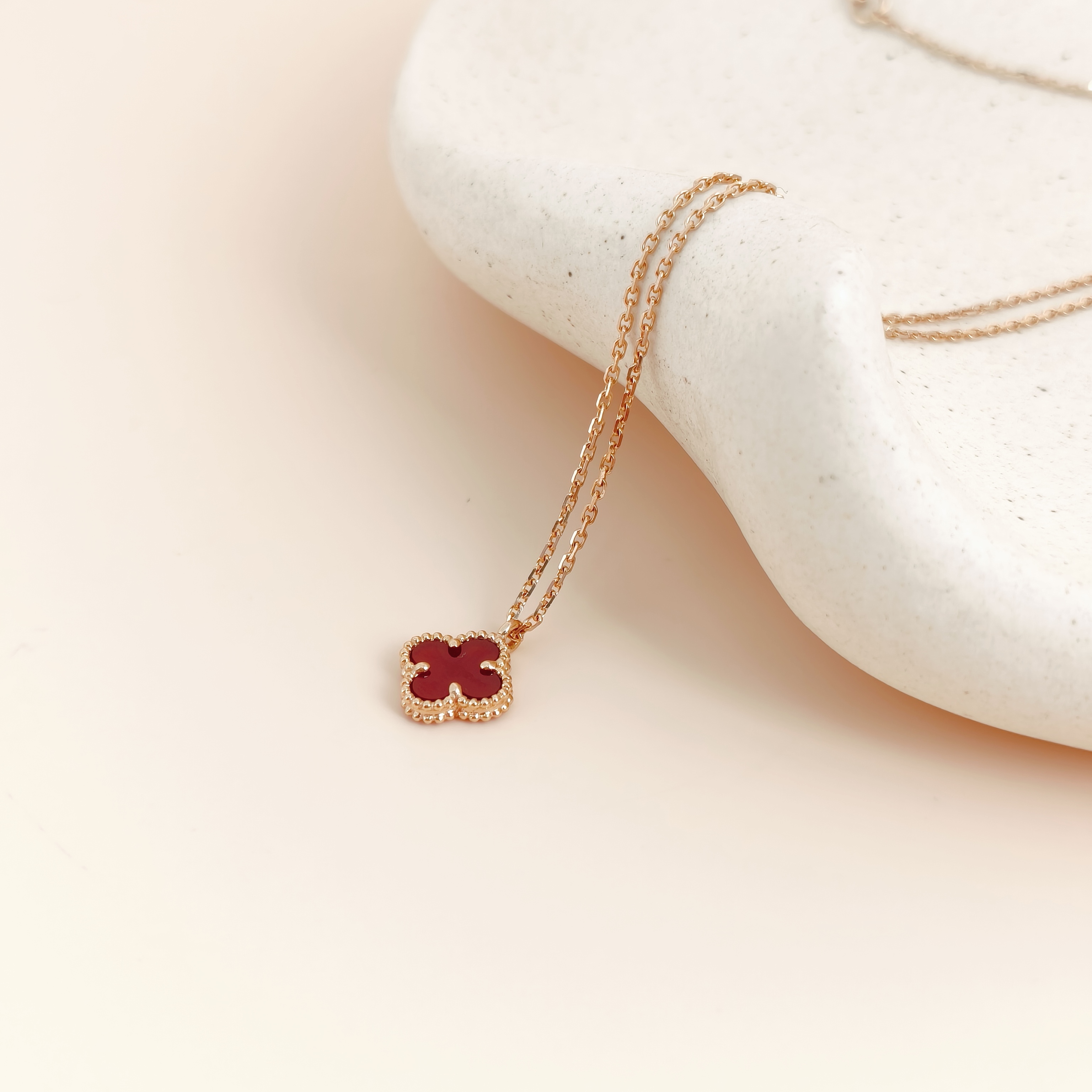 Van Cleef & Arpels Necklace Alhambra 18KR ose Gold Sweet Mini40cm — cover view 7 of 8