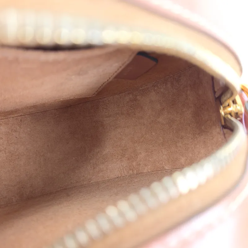 CELINE Crossbody Bag Cuir Triomphe Brown Calfskin Large 20 × 6 × 15 cm — detail view 8 of 10