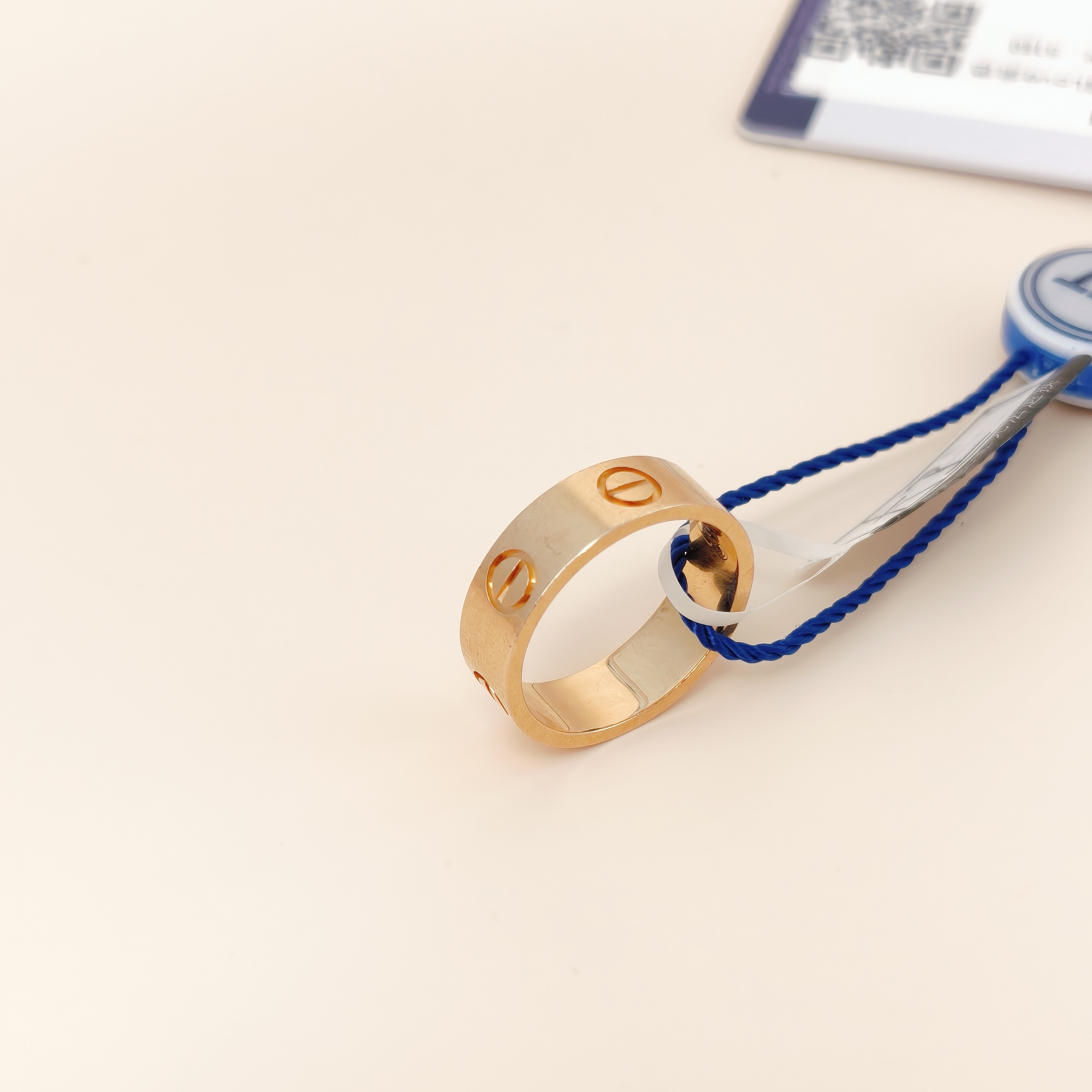 CARTIER Ring Love Gold18k Edition 5.5 ，51