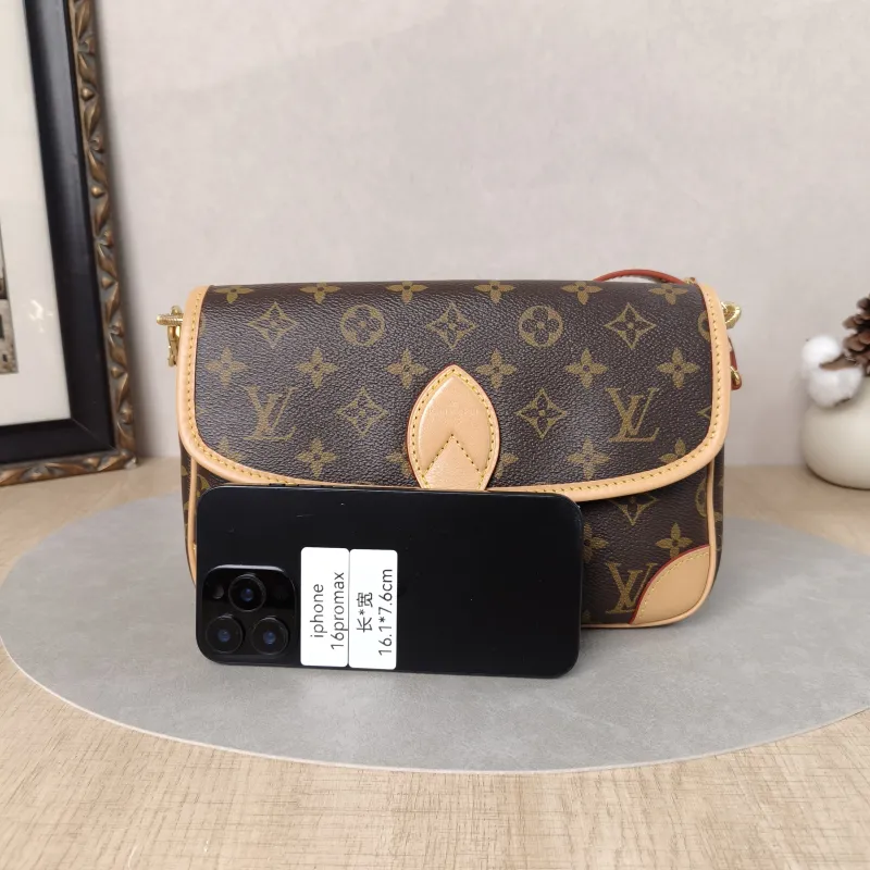 Louis Vuitton Crossbody Bag Diane Baguette Bag Shoulder Strap PVC Small24 × 9 × 15 cm — cover view 6 of 6