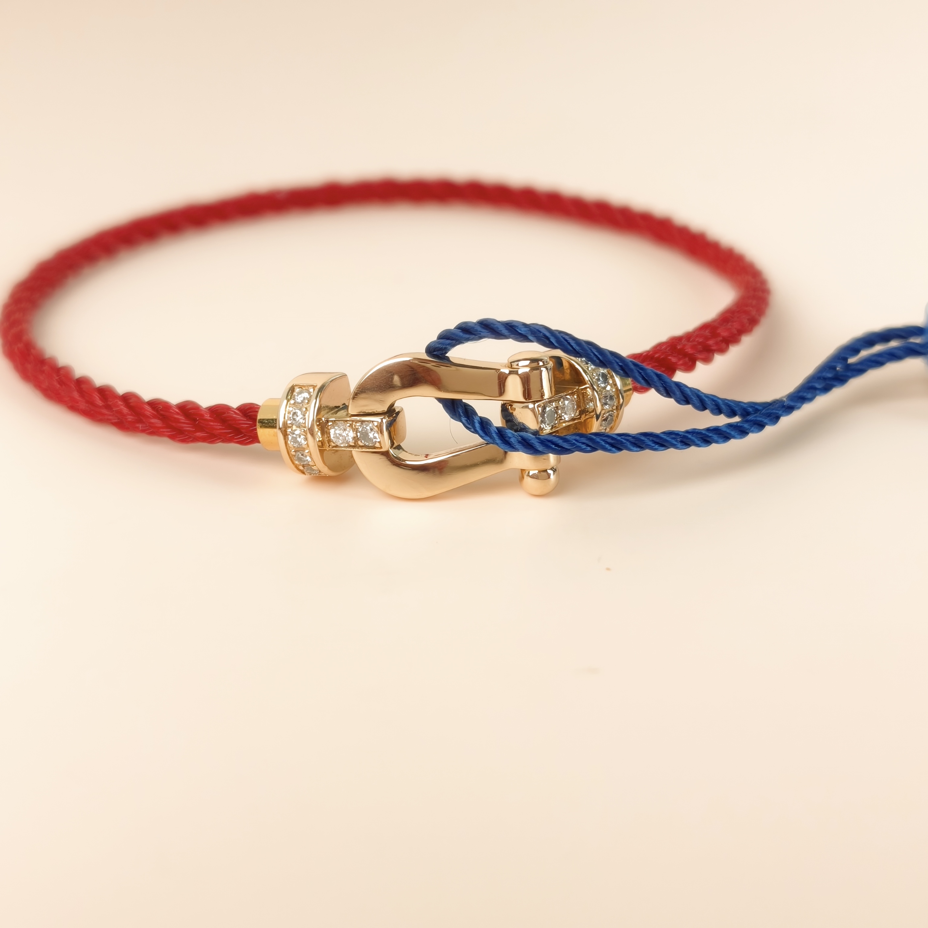 FRED Bracelet Force 10 Collection Bracelet Gold18K Diamond Medium 2cm 16.5cm — cover view 7 of 8