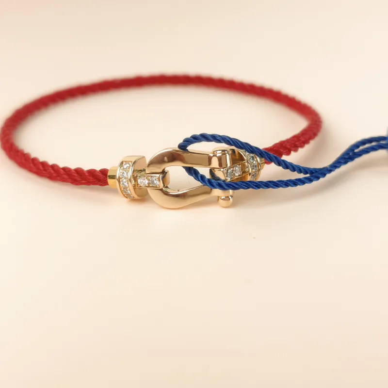FRED Bracelet Force 10 Collection Bracelet Gold18K Diamond Medium 2cm 16.5cm — cover view 7 of 8