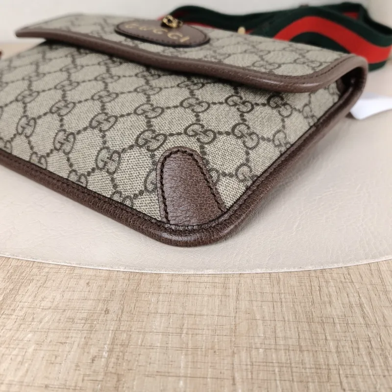 GUCCI Crossbody Bag Neo Vintage Belt Bag Monogram PVC Medium 24 × 4 × 17 cm — detail view 6 of 11