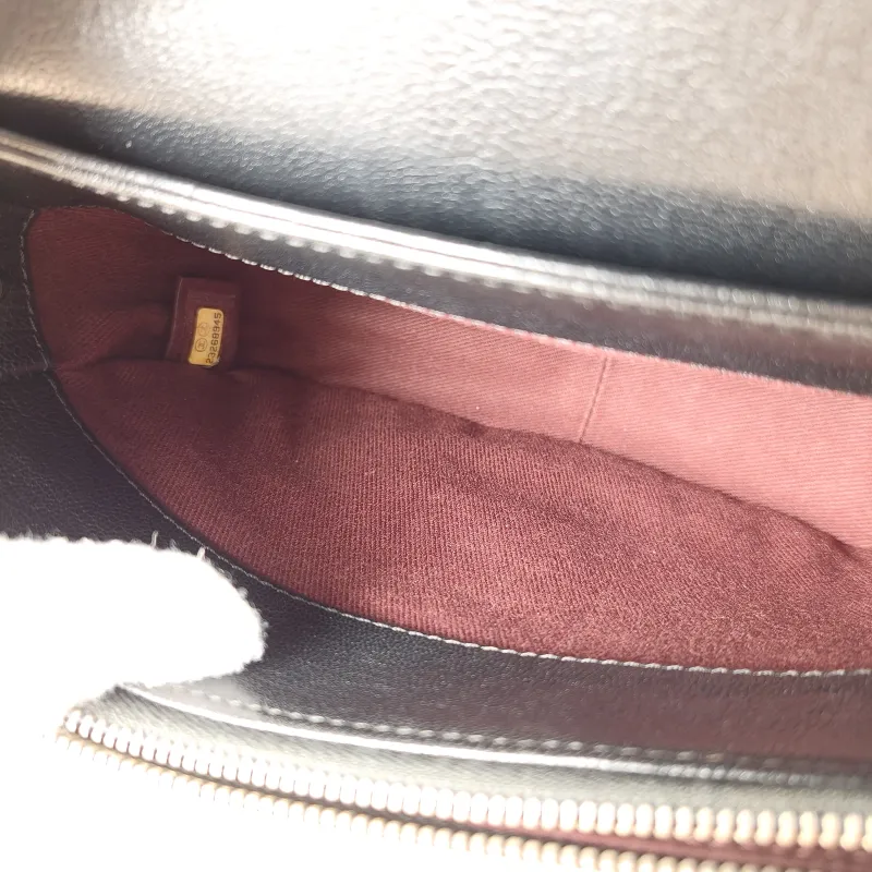 Chanel Crossbody Bag Collection Top Handle Crossbody Bag Black Calfskin One Size 20.5 × 6.5 × 16 cm 23 — detail view 12 of 14