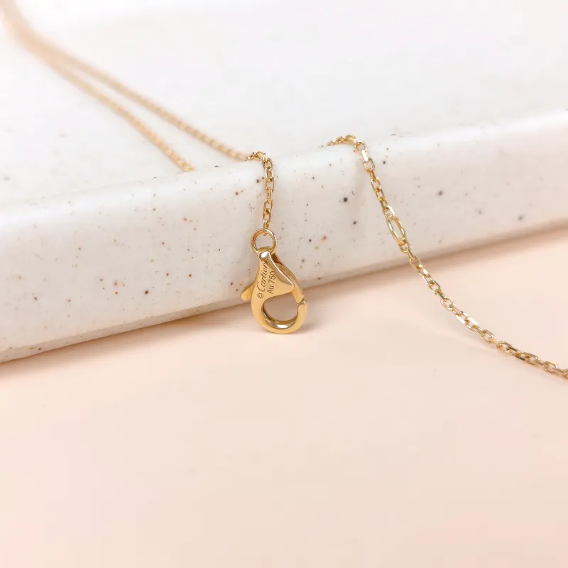 CARTIER Necklace Amulette de Necklace Pearl · White Mother-of-Pearl 18KY ellow Gold Small 40cm — cover view 3 of 10