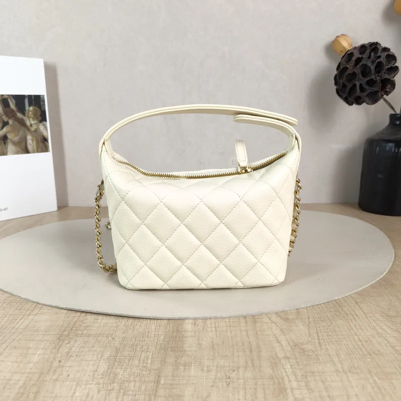 Chanel Crossbody Bag Crossbody Bag White Grained Calfskin One Size 16 × 6.5 × 13 cm — cover view 3 of 6