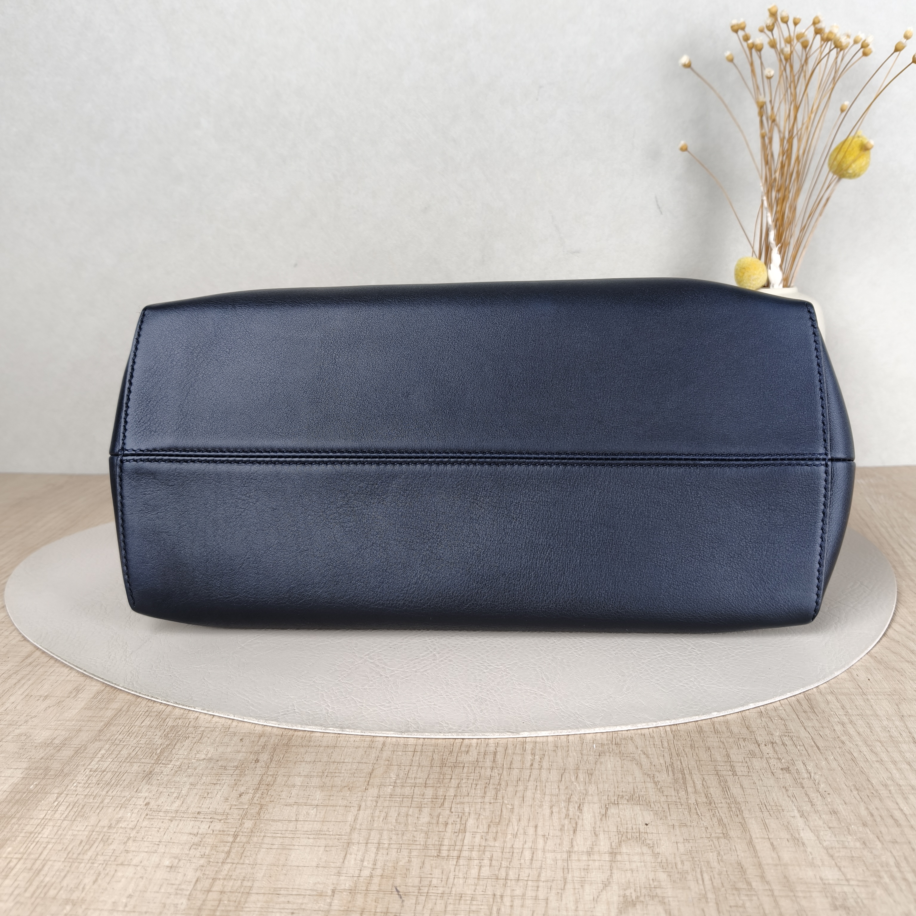FENDI Crossbody Bag Blue Calfskin 32 × 15 × 21 cm — cover view 5 of 5