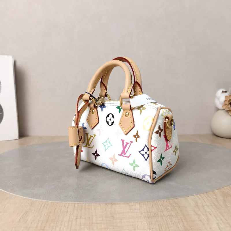 Louis Vuitton Crossbody Bag Speedy Nano Multicolore PVC nano 16 × 7.5 × 10 cm — cover view 6 of 6