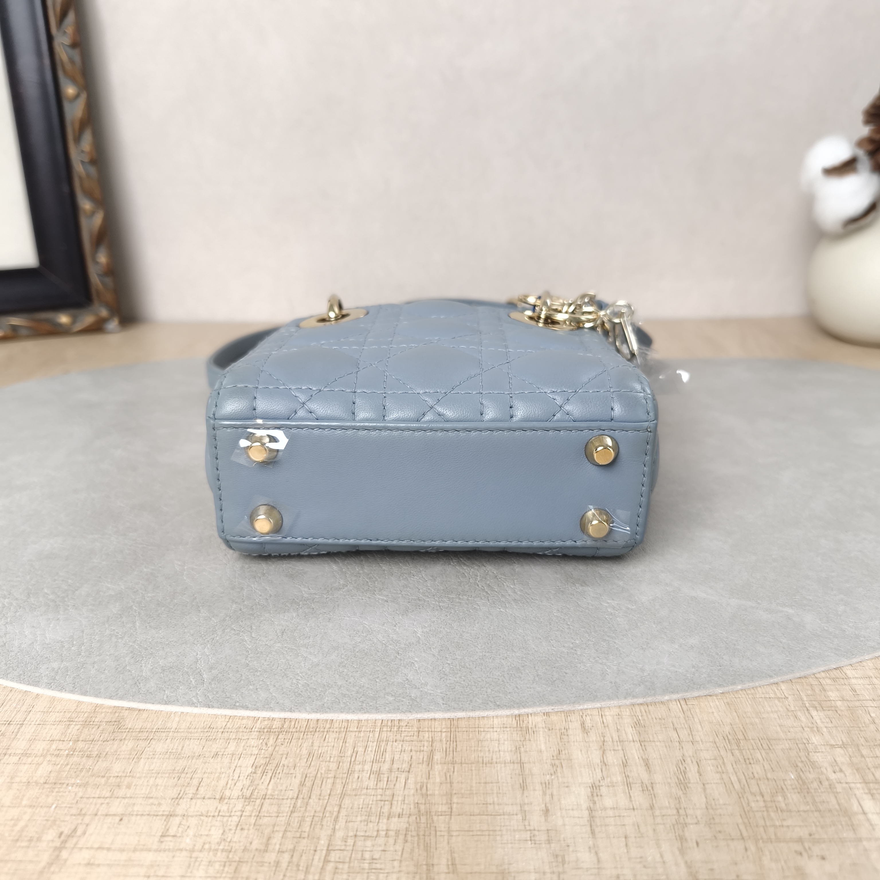DIOR Crossbody Bag Lady Lady Dior Bag Lambskin Mini12 × 5 × 10 cm — cover view 4 of 5