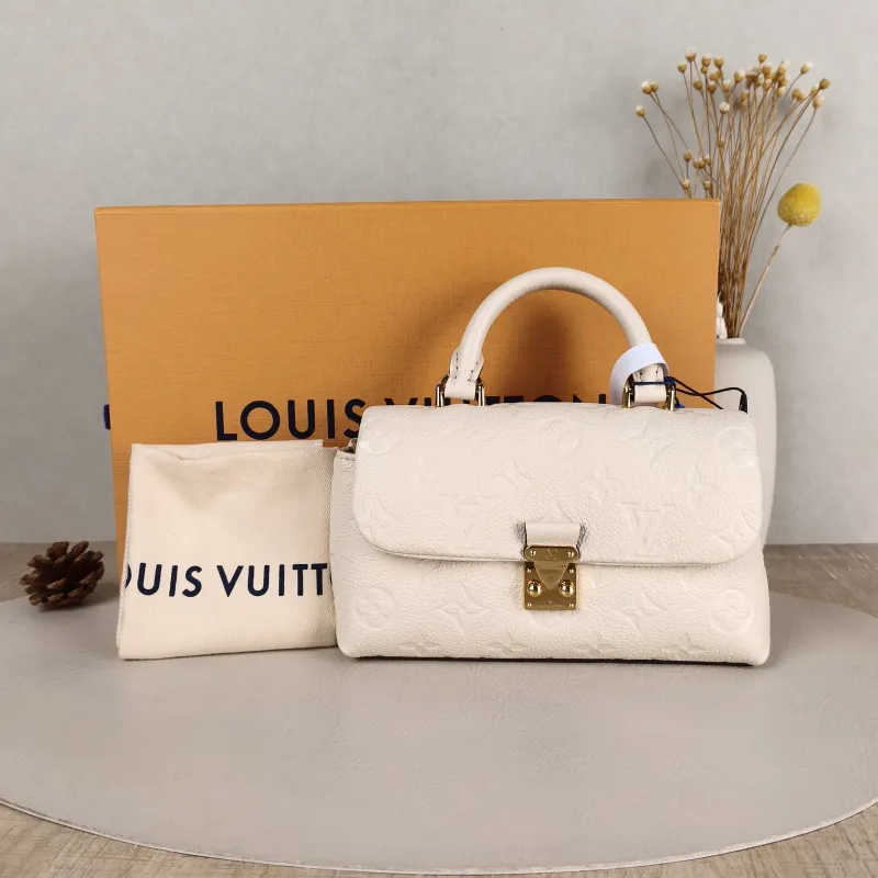 Louis Vuitton Crossbody Bag MADELEINE White Empreinte Embossed Calfskinnano21 × 6 × 12.5 cm — cover view 5 of 6