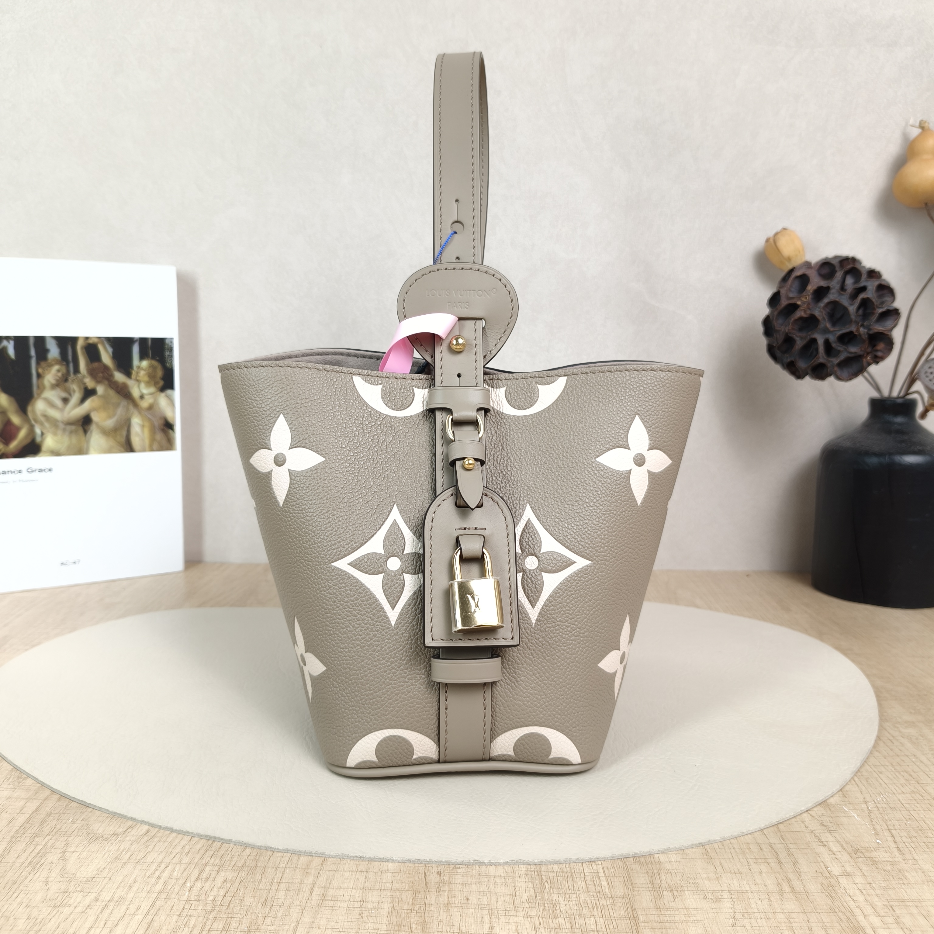 Louis Vuitton Top Handle Bag ALL IN BB · White Empreinte Embossed Calfskin BB18 × 12 × 16 cm — cover view 1 of 6