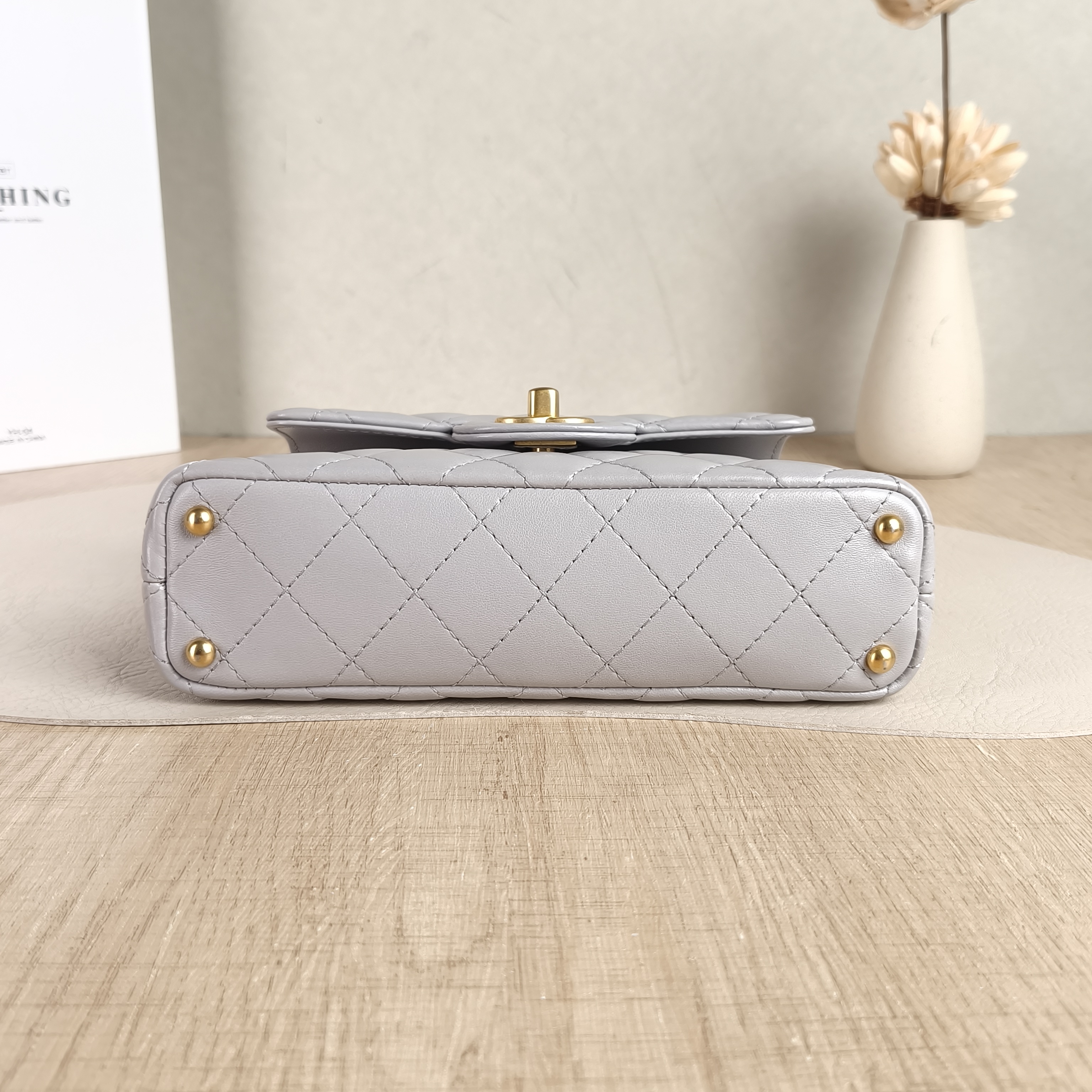 Chanel Crossbody Bag25p Top Handle Crossbody Bag Grey Lambskin Small20 × 6 × 13 cm — cover view 5 of 6